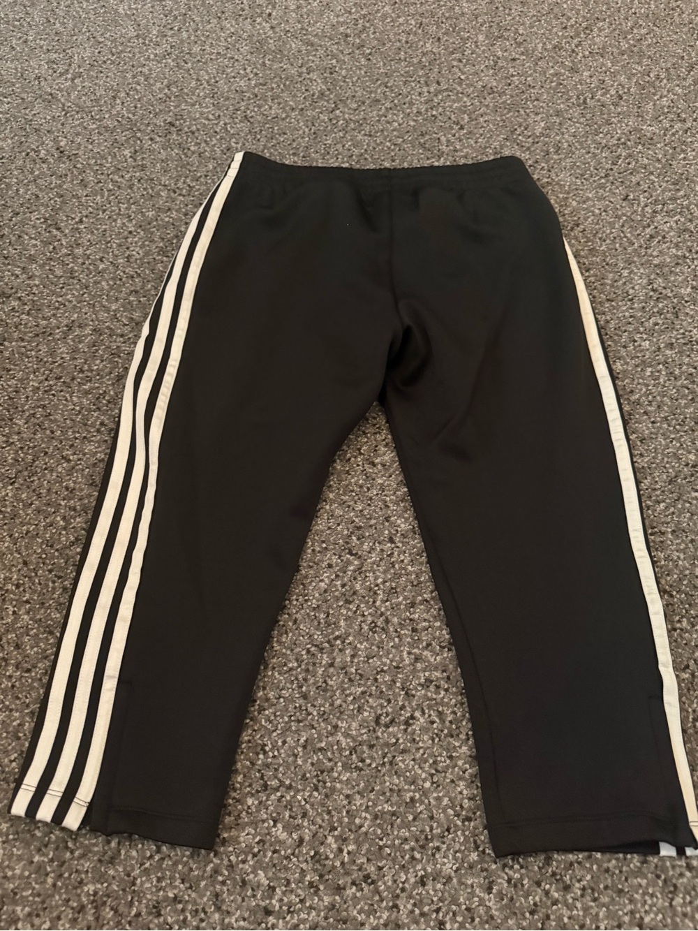 adidas Black Joggers with White Three-Stripes - Picture 3 of 3